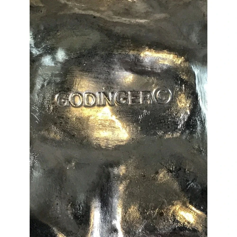 Godinger Silver Plate Grape Leaf Dish Silver Art Company Serving Tray 6 Inch